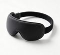 Bluetooth Sleep Headphones with Eye Mask, Ultra Thin Flat Speakers Soft Elastic Headband for Side Sleepers, Washable Music Sleep Mask