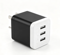 65W GaN 3-Port Fast Charging USB C Charger Block, Foldable Compact Travel Power Adapter Compatible with Laptop, Phone, Tablet